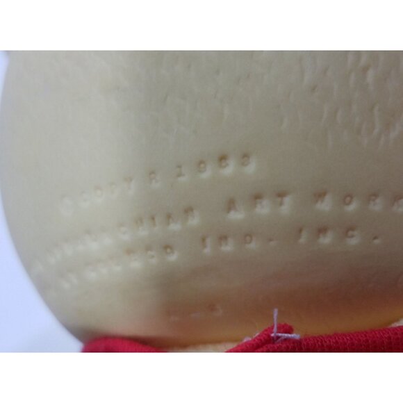 Cabbage Patch Kids Koosas Cat 14in Plush Doll Sweats Red Gray 1983 CPK Outfit - Picture 9 of 10